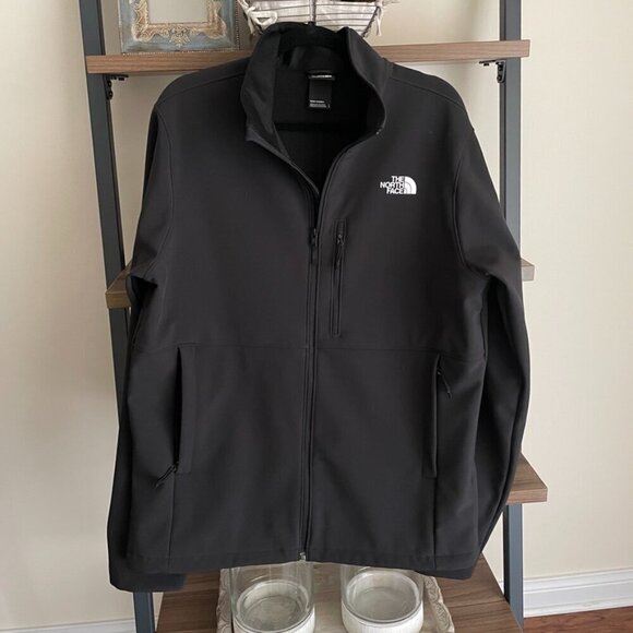 MEN'S NORTH FACE BLACK ZIP-UP JACKET, SIZE LARGE - Picture 5 of 15
